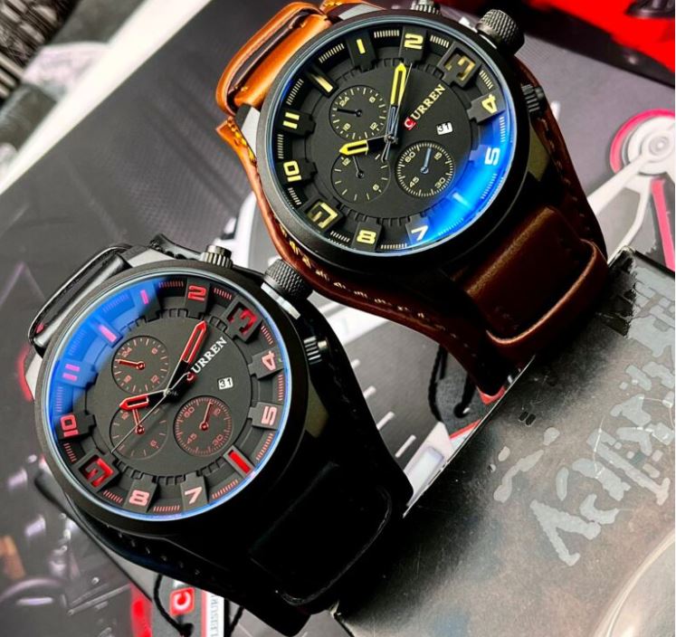 Reloj Curren 8225 pulso Cuero Hombre